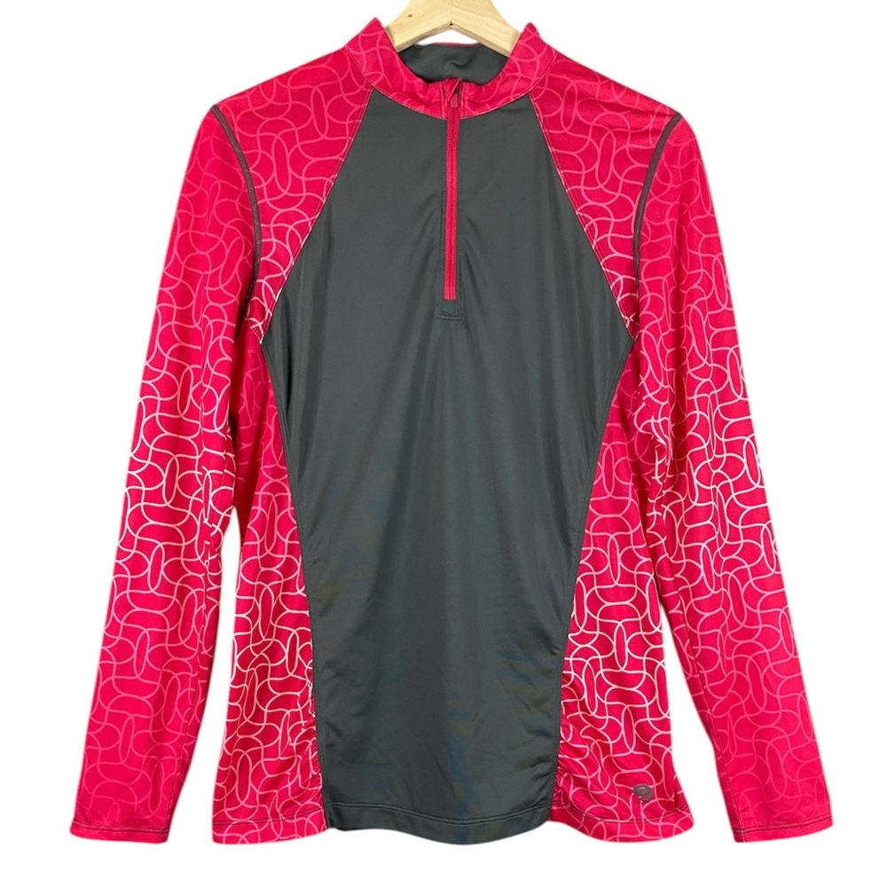 Women’s Mountain Hardwear 1/4 Zip Mid Layer Long Sleeve Pullover Size Large
